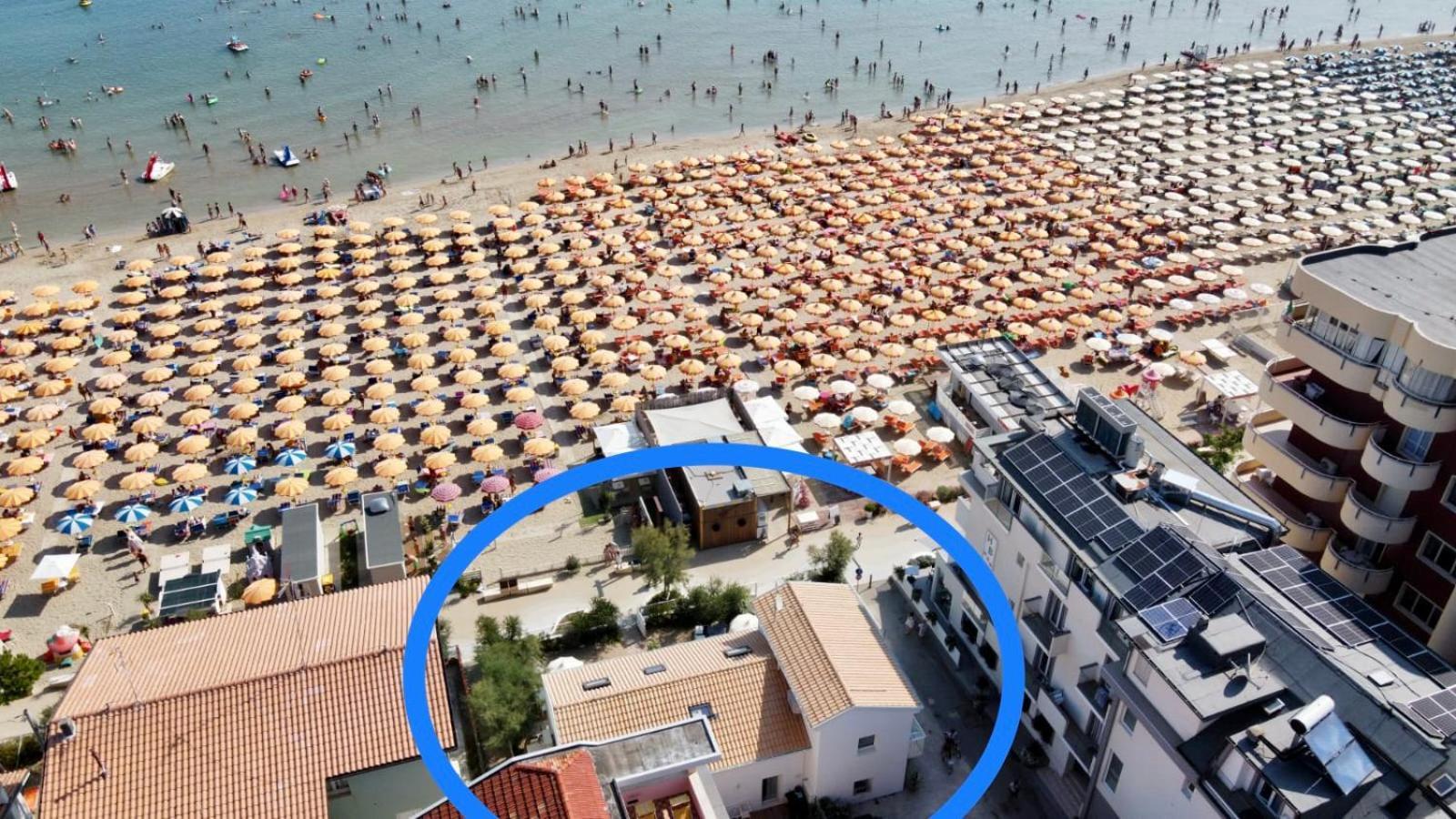 Villa Le Agavi Luxory Beach Surfhouse Bellaria-Igea Marina Exterior foto